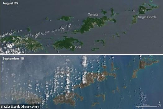 Uragan "Irma" promijenio boju Karipskih otočja