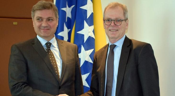 Zvizdić i Hagelberg istakli značaj daljnjih aktivnosti BiH ka integracijama u EU