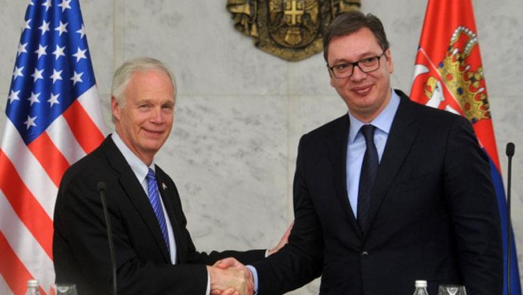 Američki senator Ron Džonson s Vučićem: Narodi na Balkanu trebaju da oproste kako bi išli ka prosperitetnijoj budućnosti