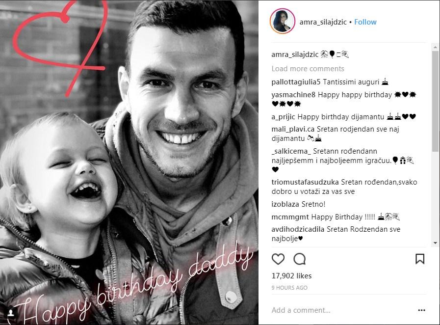 Amra Silajdžić na Instagramu čestitala rođendan Edinu Džeki