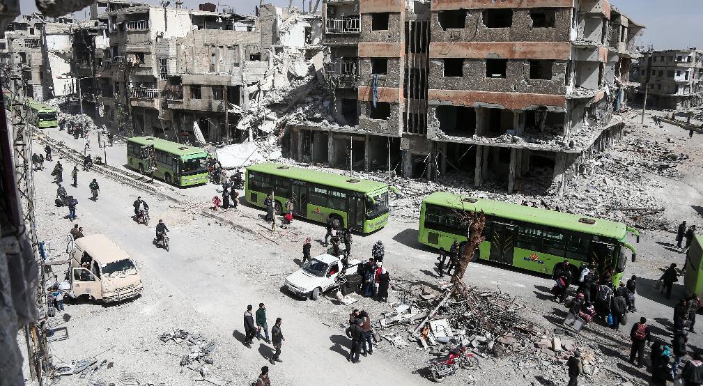 Sirijski pobunjenici evakuirali jedno od zadnjih uporišta u Guti