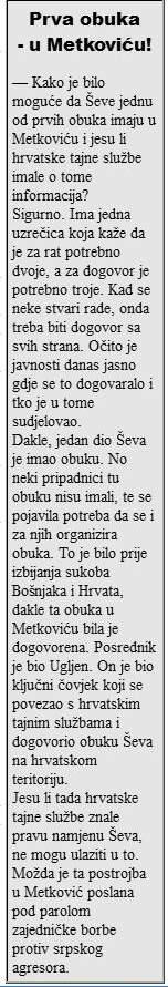 Kakva je bila veza sa hrvatskim tajnim službama - Avaz