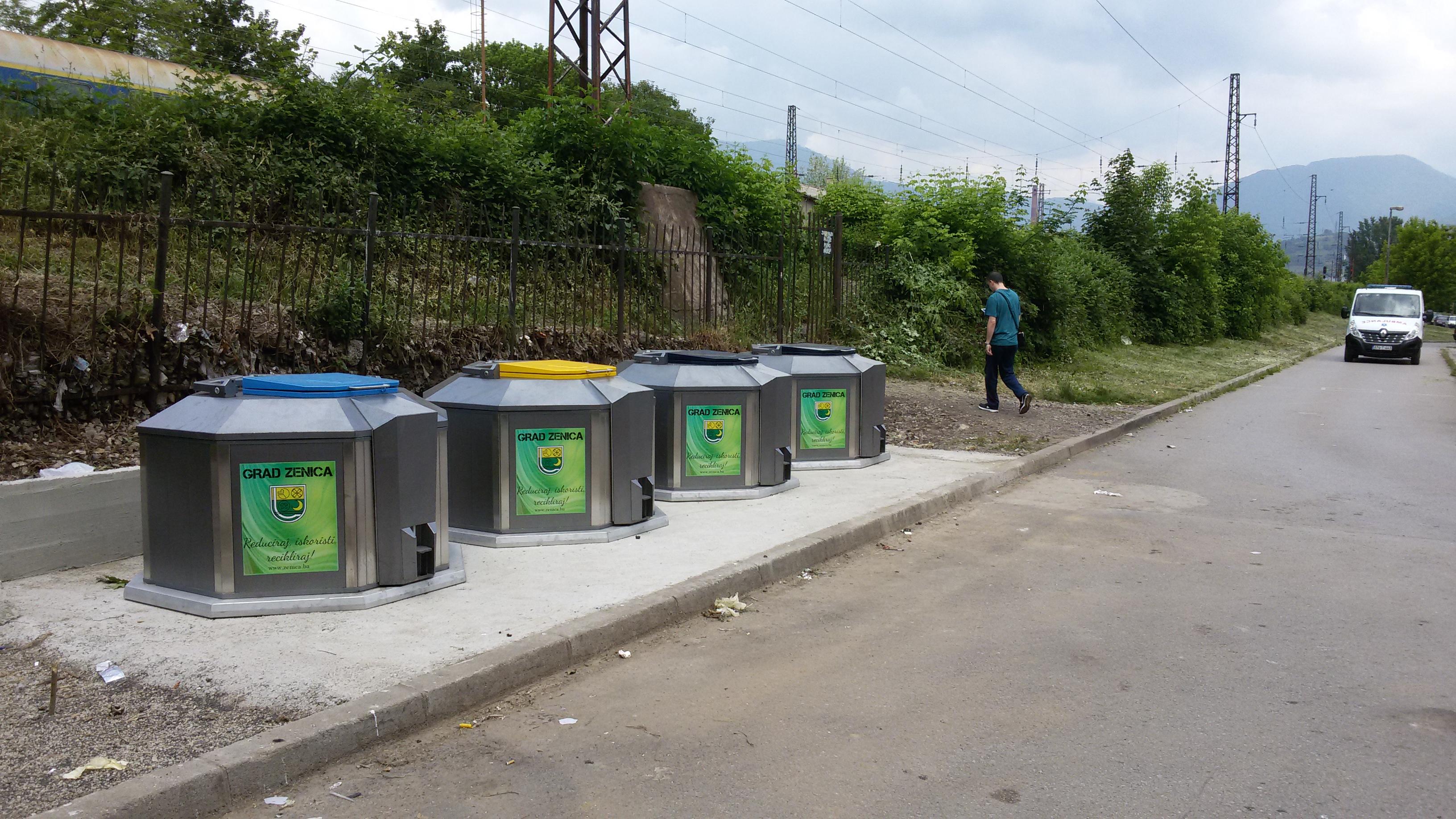 Zenica postala grad s najviše podzemnih kontejnera u BiH