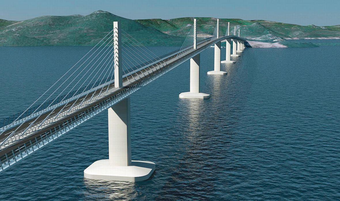Sredinom jula prvi radovi na izgradnji Pelješkog mosta