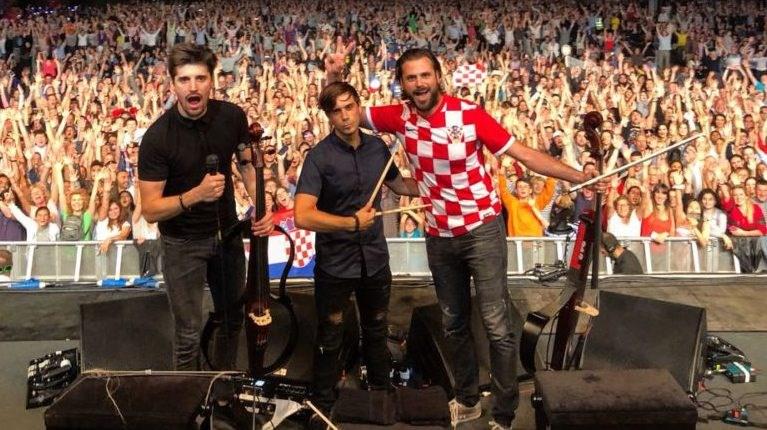 Grupa ''2Cellos'' provocirala Engleze: Stjepan Hauser u Londonu nastupao u dresu Hrvatske