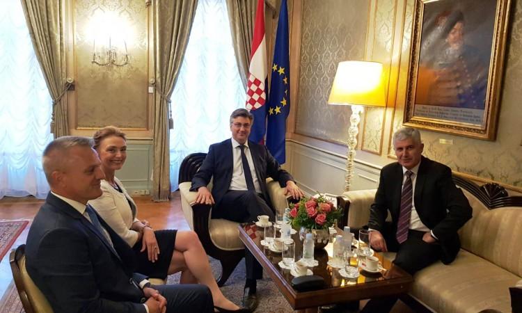 Čović i Plenković razgovarali o evropskoj perspektivi i situaciji u BiH