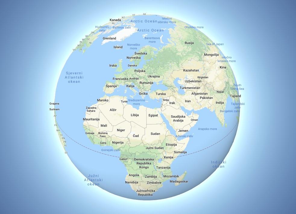 Zemlja više nije ravna na Google Mapsu