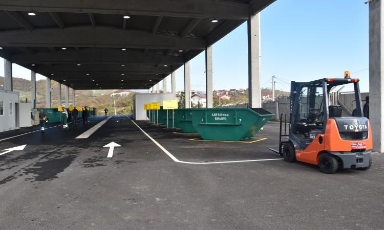 Otvoreno prvo reciklažno dvorište u Kantonu Sarajevo namijenjeno razvrstavanju otpada