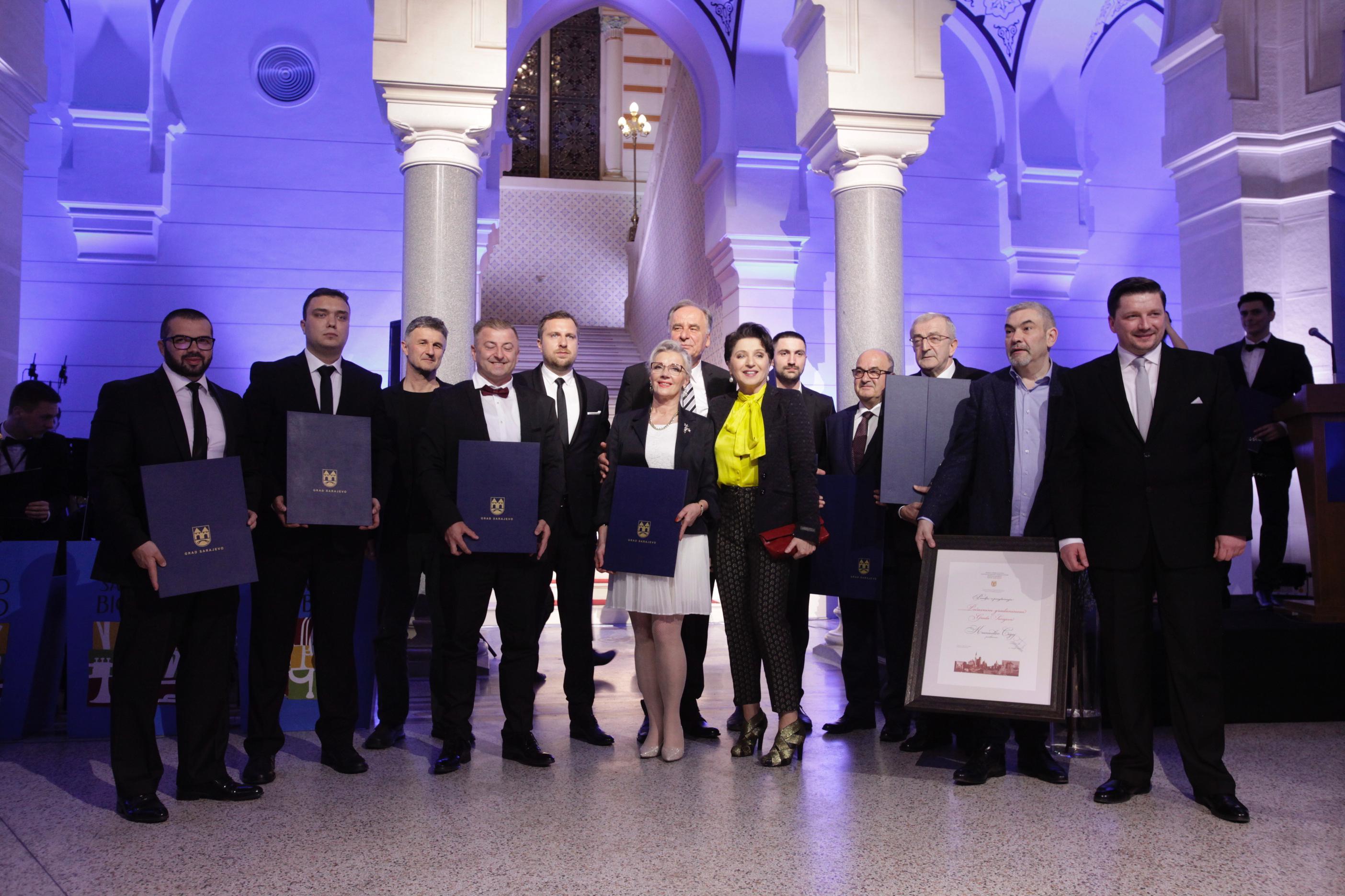 U Vijećnici uručene Šestoaprilske nagrade grada Sarajeva