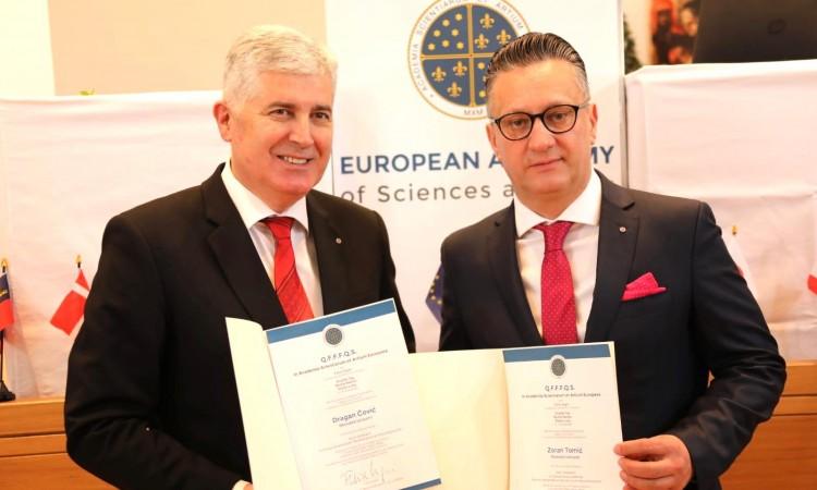 Čović i Tomić izabrani za redovne članove Evropske akademije nauke i umjetnosti