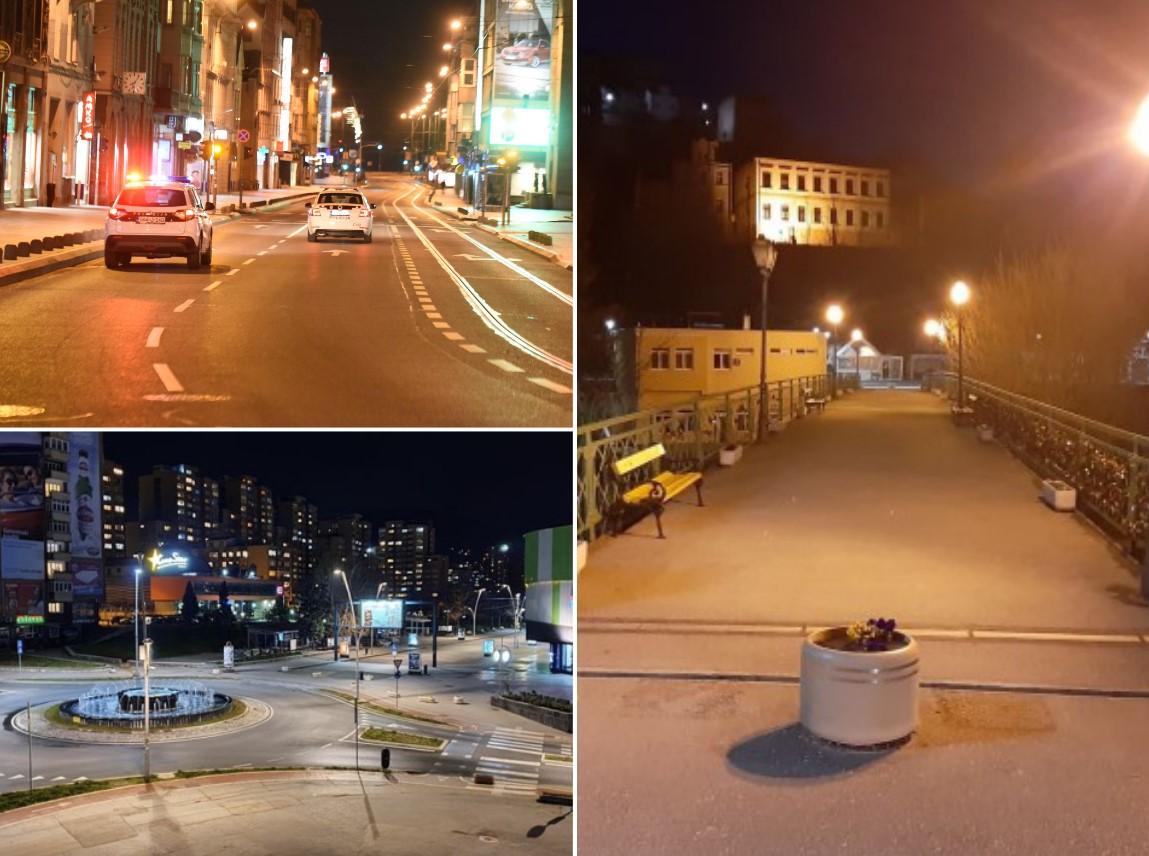Tuga: Pogledajte prazne ulice Sarajeva, Zenice, Žepča, Jajca, Banovića, Livna, Bijeljine...