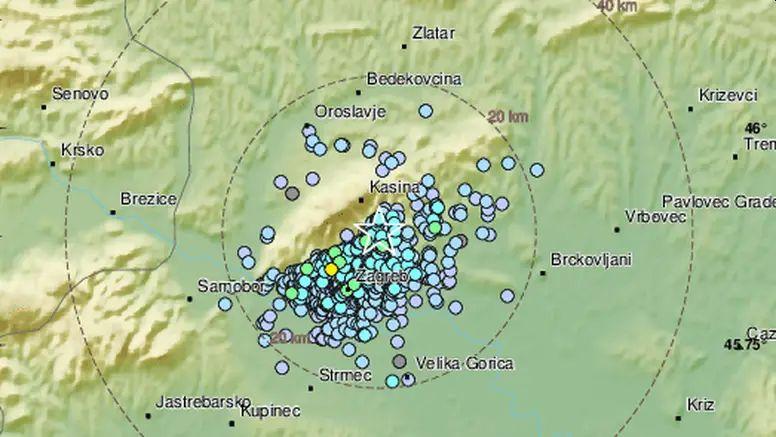 Zagreb se opet tresao, zemljotres bio jačine 2.2 po Rihteru