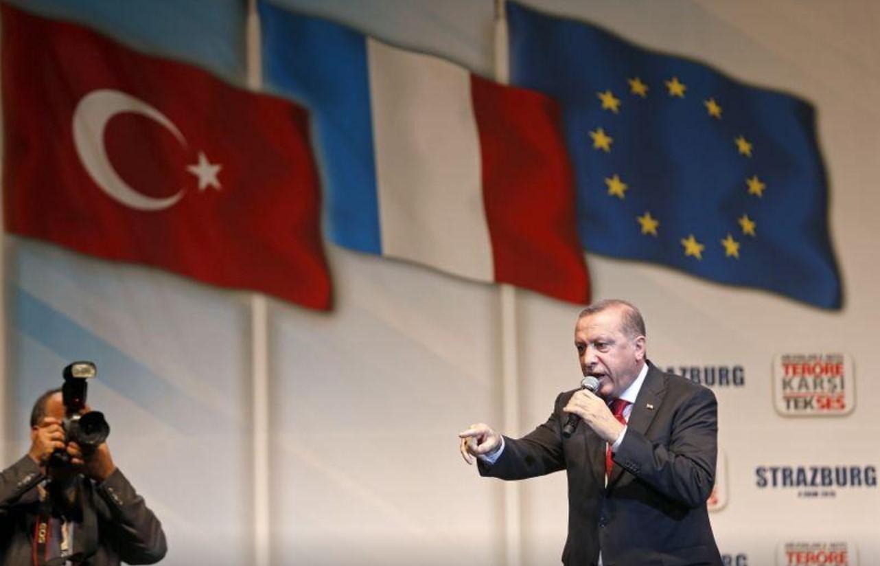Erdogan says he hopes France will get rid of Macron "burden" soon