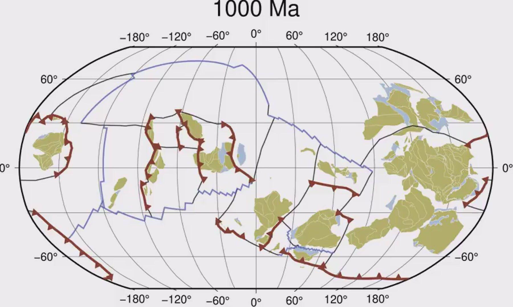 Fascinantan video u 40 sekundi prikazuje milijardu godina kretanja tektonskih ploča