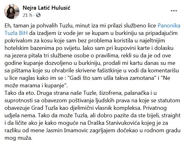 Status Nejre Latić-Hulusić - Avaz