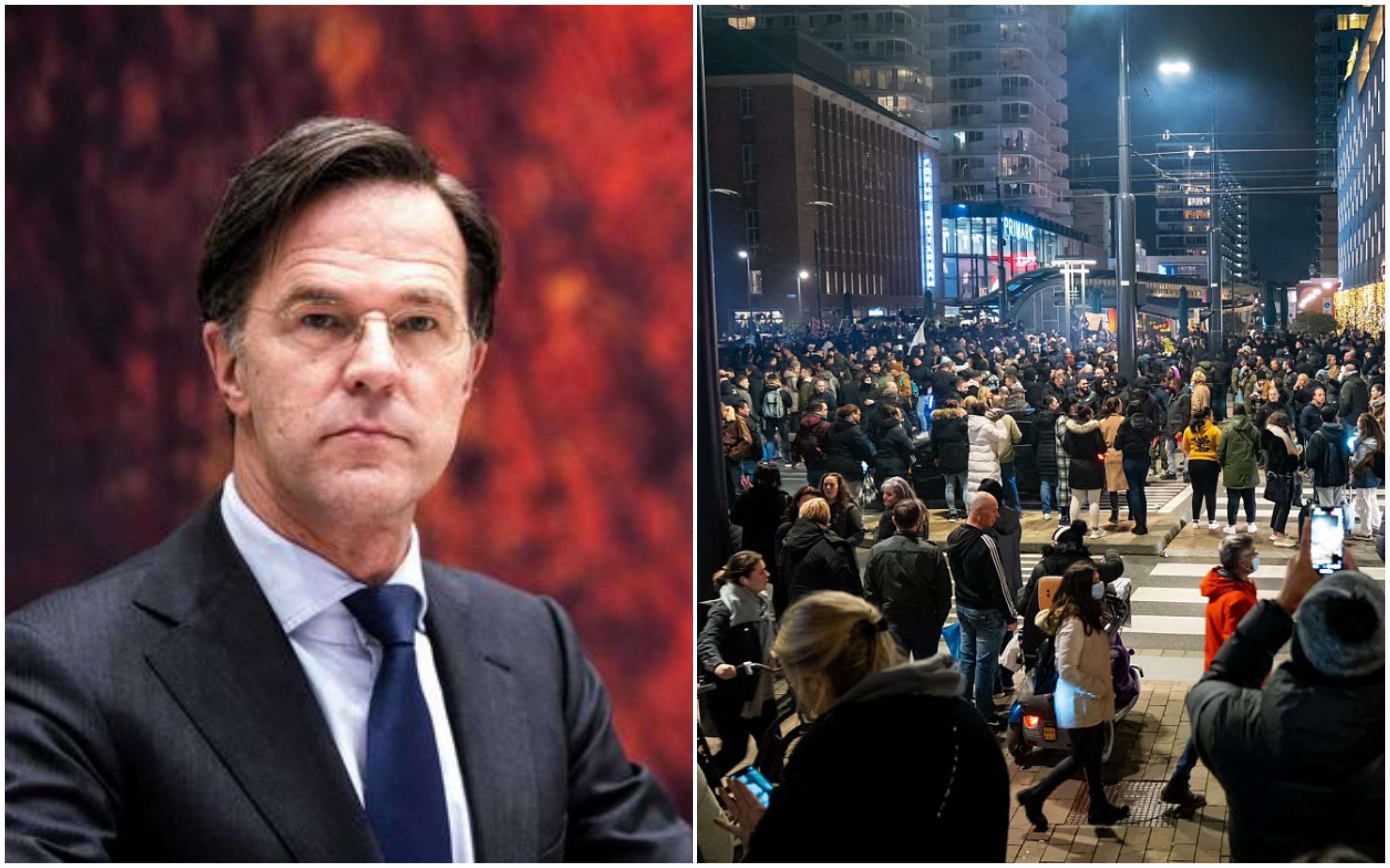 Nizozemski premijer Rute demonstrante nazvao "idiotima"