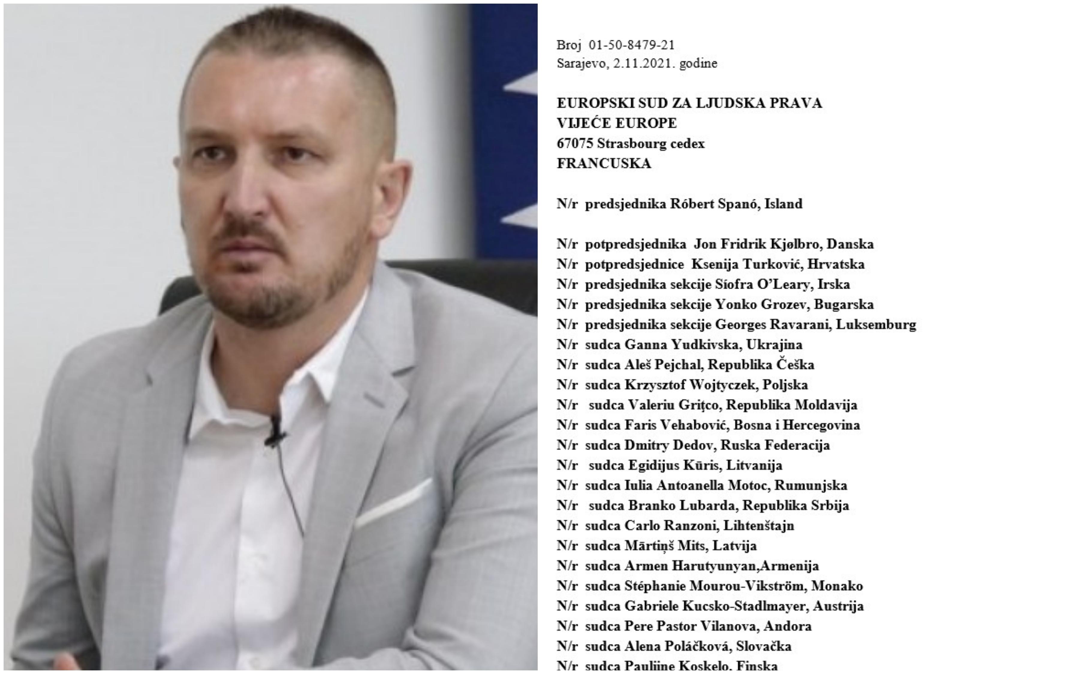 Grubeša pisao sudijama u Strazburu: Faris Vehabović mjesecima nastupa u medijima kao glasnogovornik jedne političke opcije u BiH