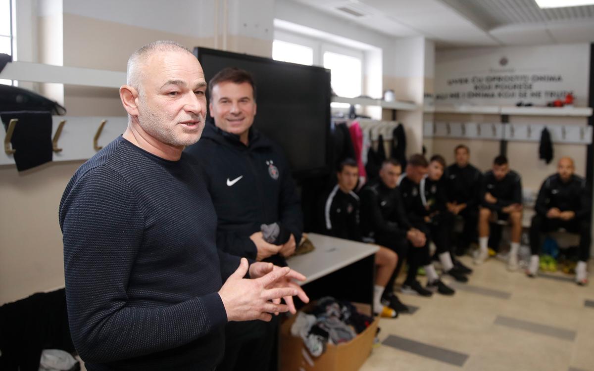 Fahrudin Omerović posjetio FK Partizan