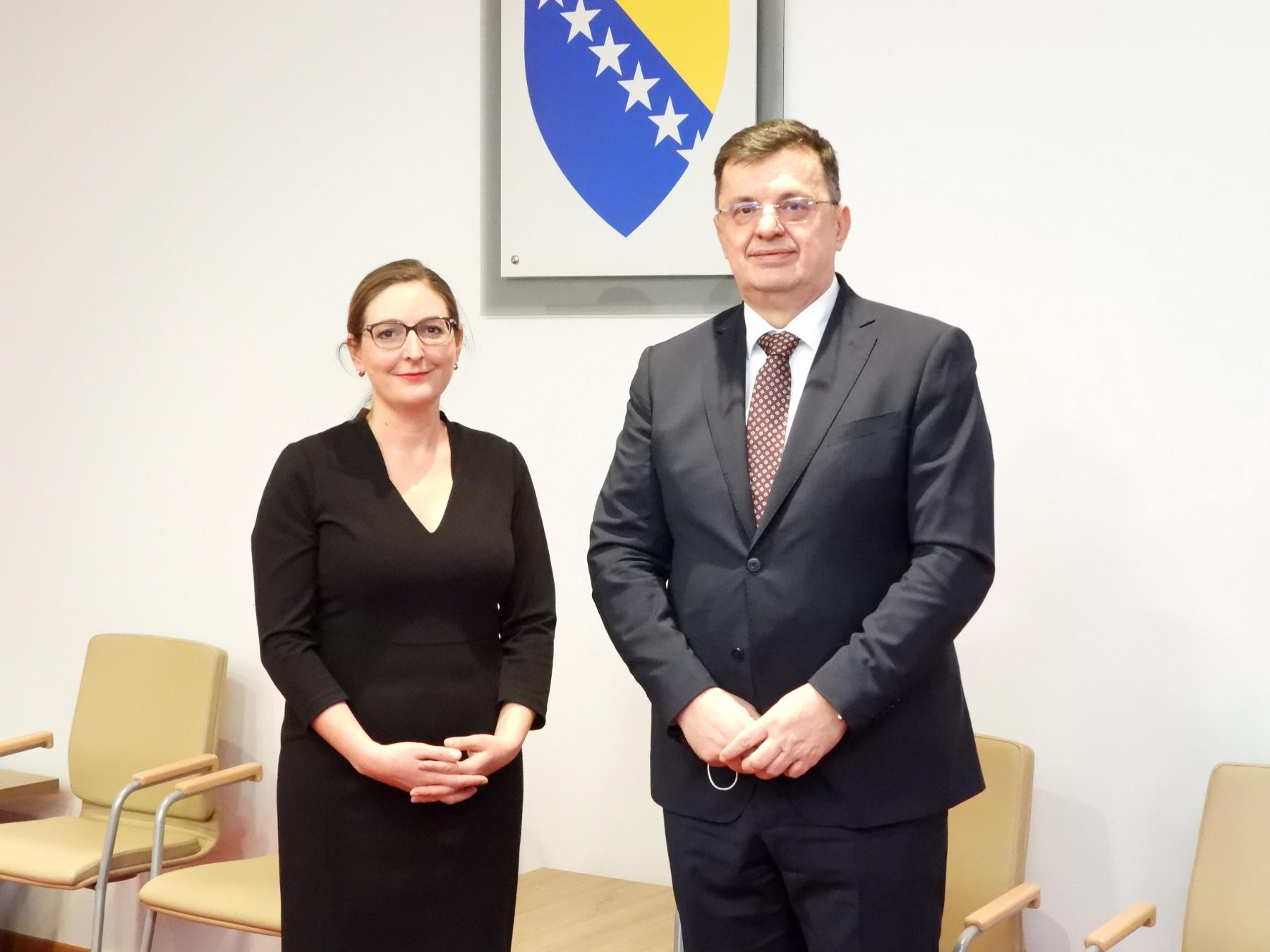 Tegeltija razgovarao sa šeficom Misije EBRD-a u BiH
