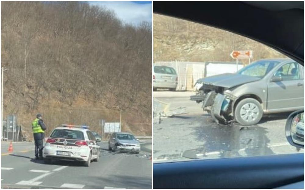 Saobraćajna nesreća kod Semizovca, pričinjena velika materijalna šteta