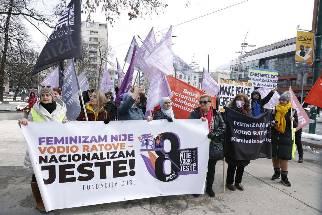 U Sarajevu obilježen 8. mart: Feminizam nije vodio ratove, nacionalizam jeste