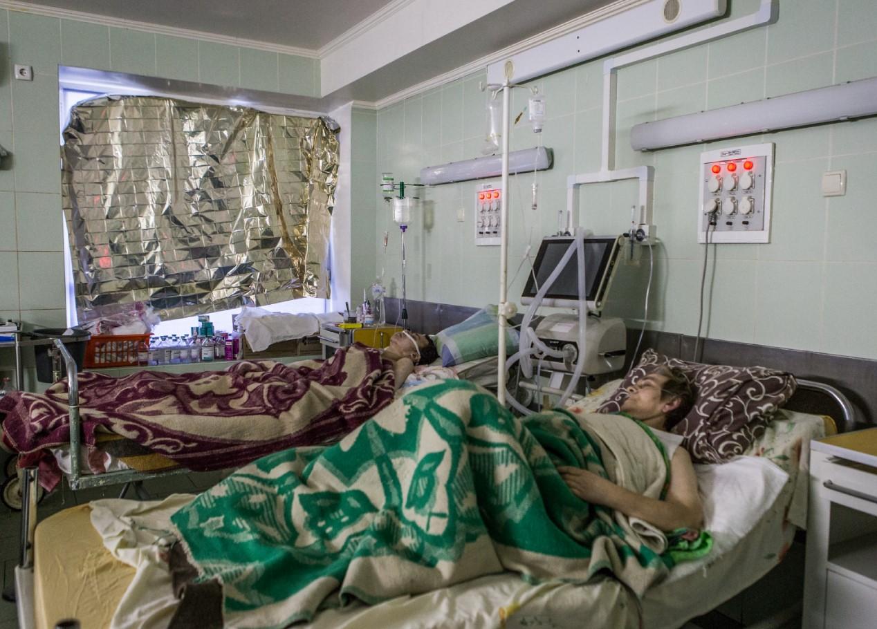 Ukrajinci u bolnici - Avaz