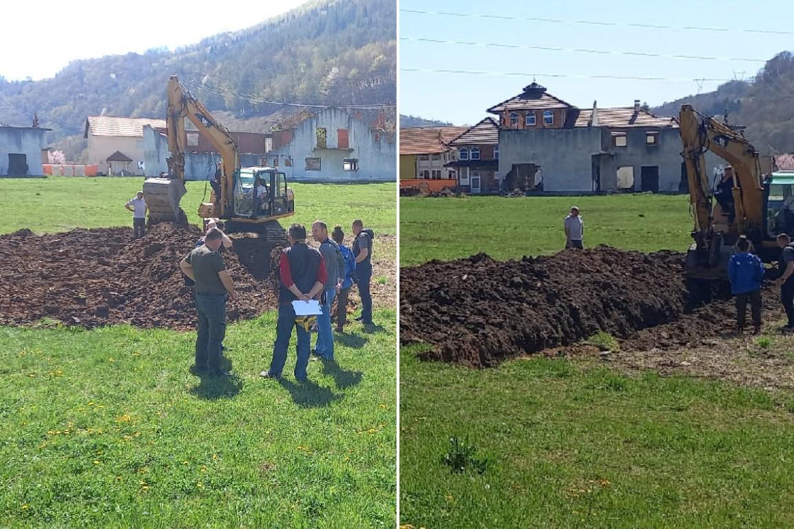 Konjević Polje: U toku potraga za posmrtnim ostacima u dvorištu Fate Orlović