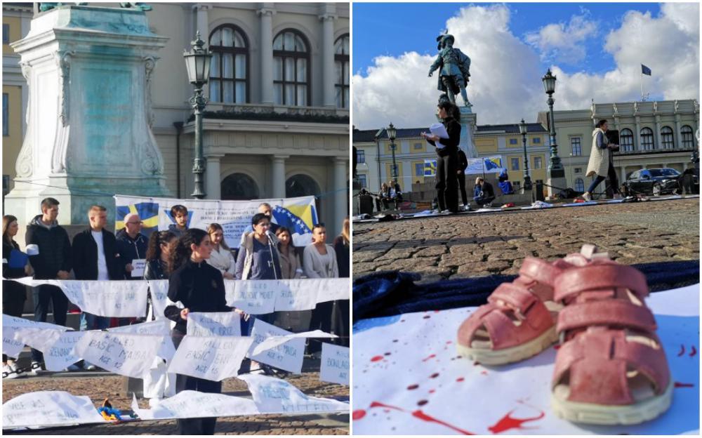 Dan bijelih traka obilježen u Geteborgu: Da se nikada nikome ne ponovi