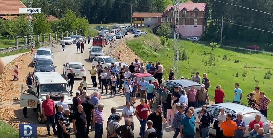 Protesti u Pljevljima: Mještani žele izgradnju puta