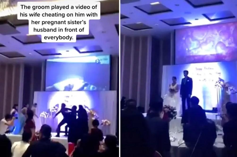 Mladoženja na vjenčanju pustio intimni video mlade sa mužem njene trudne sestre