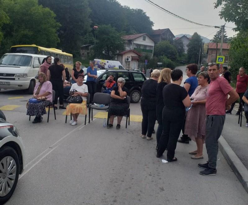 Sa protesta u Dobroševićima - Avaz