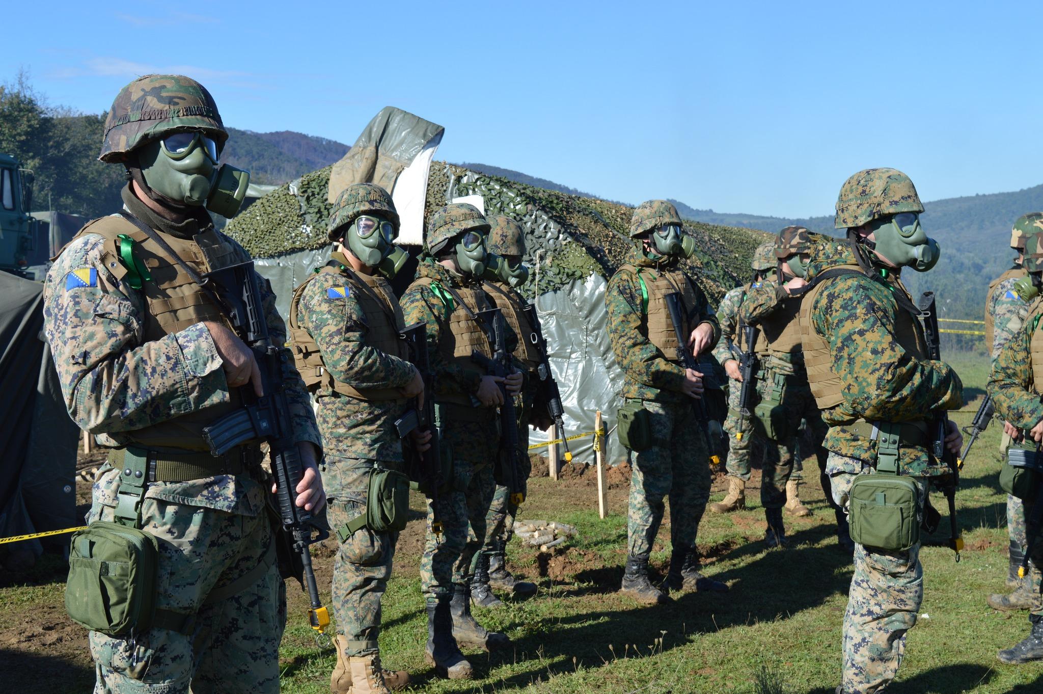 Drugi dan vježbe: Ovako se spremaju vojnici Oružanih snaga BiH