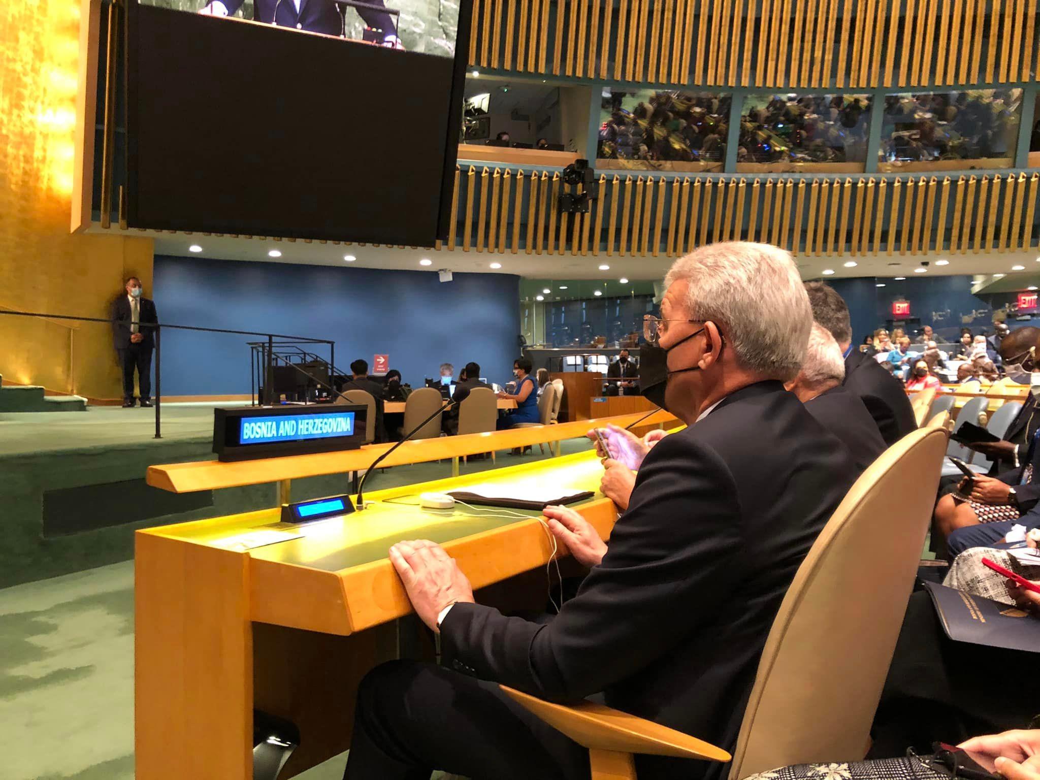 Džaferović se danas obraća na Generalnoj skupštini UN-a