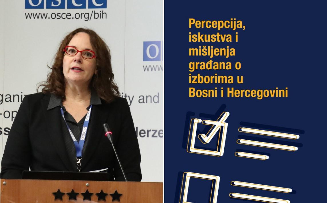 OSCE objavio rezultate istraživanja o percepciji javnosti o izborima i izbornim procesima u BiH