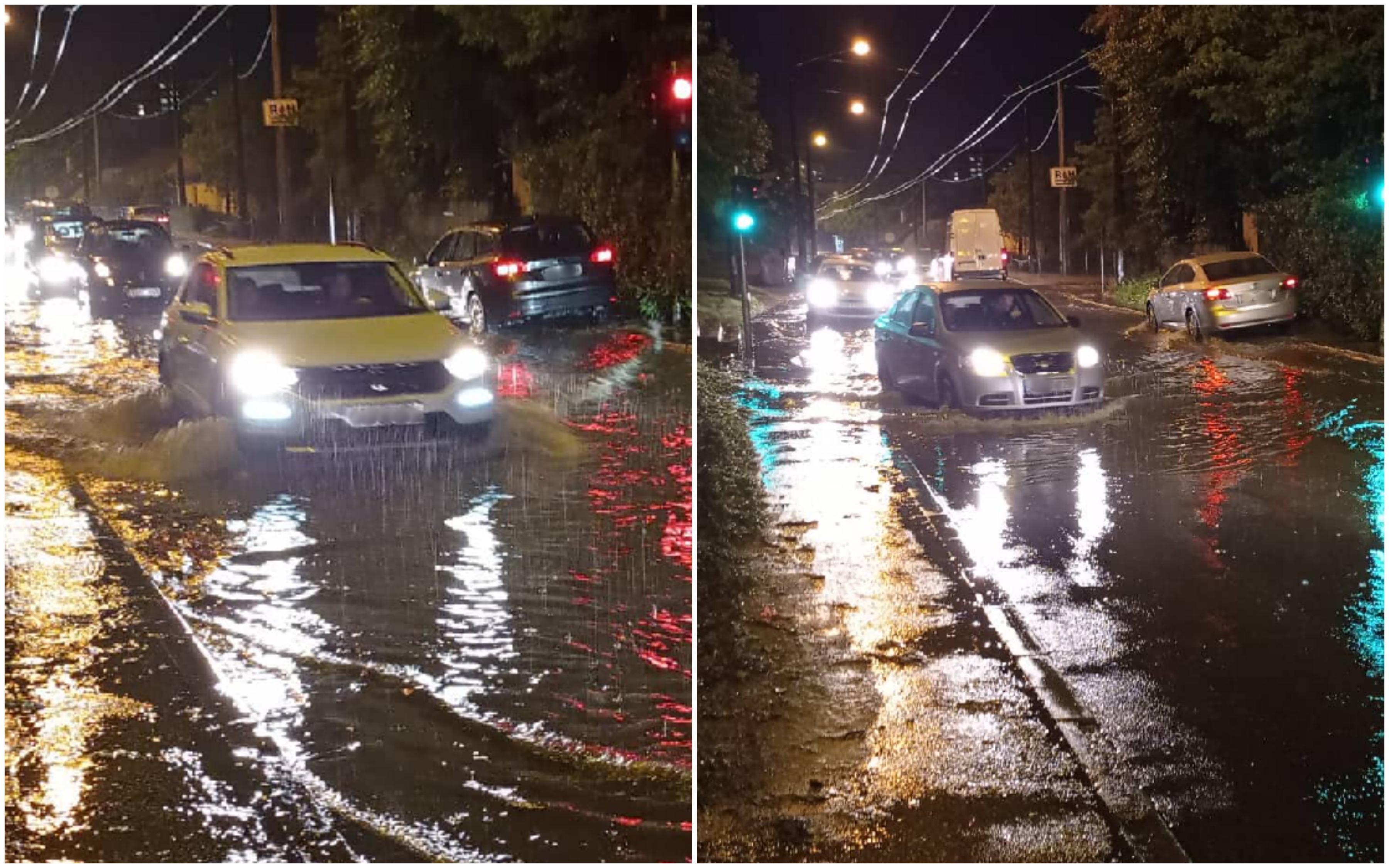 Potop u Švrakinom Selu: Automobili saobraćaju preko trotoara