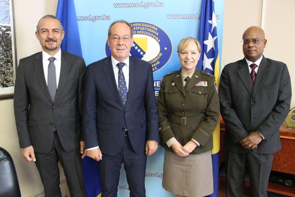 Predstavnici NATO-ovog Direktorata za izgradnju odbrambenih kapaciteta u posjeti Ministarstvu odbrane BiH