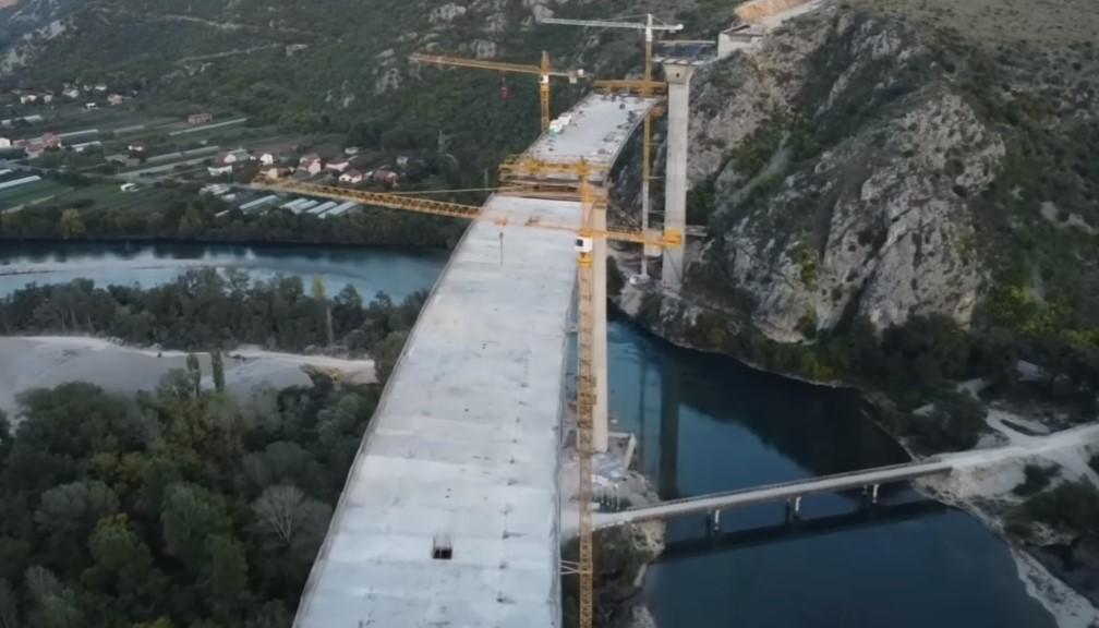 Video / Pogledajte kako izgleda najveći most u Bosni i Hercegovini