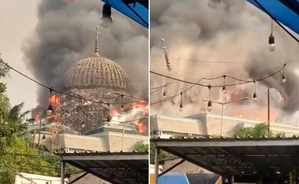 Gori islamski centar u Džakarti: Plamen progutao džamiju