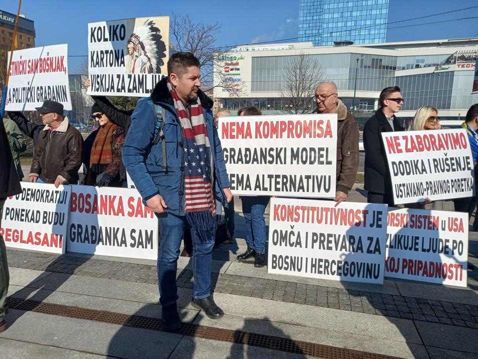 "Ne damo državu": Danas novi protesti ispred Parlamentarne skupštine BiH