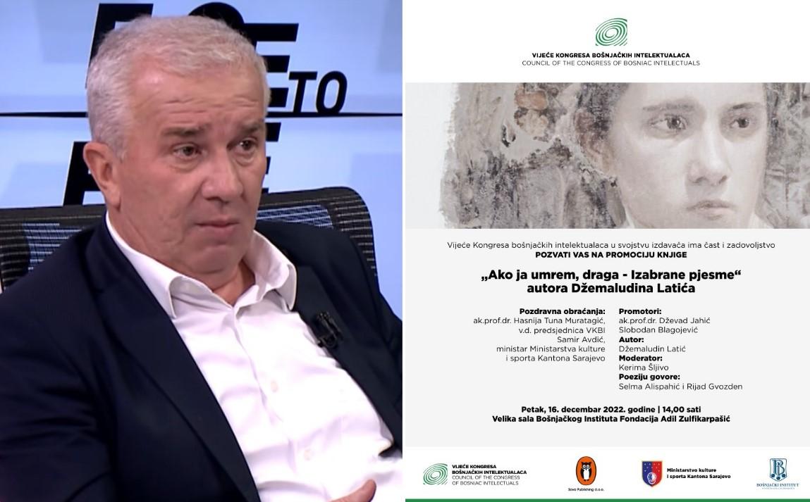 U Bošnjačkom institutu održana promocija Izabranih pjesama Džemaludina Latića