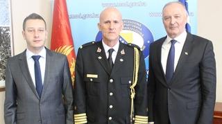 Helez i Goganović primili u nastupnu posjetu vojnog izaslanika Crne Gore
