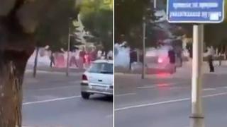 Pojavio se i snimak s ulica Banje Luke: Sukob navijača Borca i Zvezde, oglasila se i policija