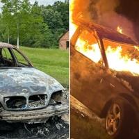 Izgorio BMW: Vještak kaže da je samozapaljenje, vlasnik se ne slaže
