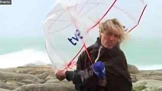Ljude oduševila reporterka koja se javila uživo iz Španije tokom snažne oluje