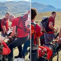 Akcija trajala satima: Pripadnici GSS-a Sarajevo izvukli povrijeđenog planinara s Visočice