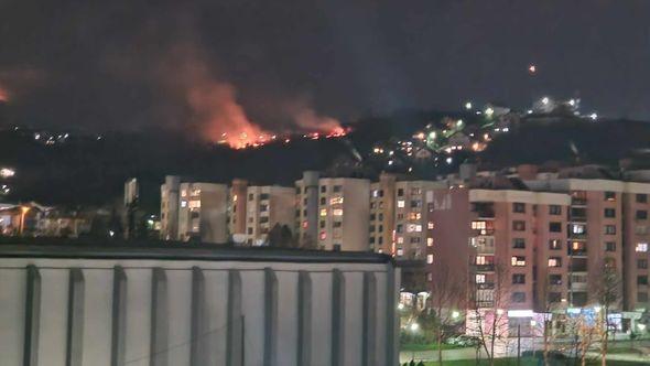 Požar na Mojmilo Brdu - Avaz