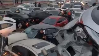 Video / Lančani sudar na autoputu u Kini, nekoliko osoba povrijeđeno