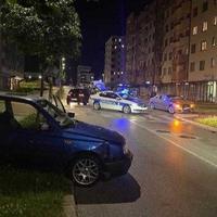 Saobraćajna nesreća u Lukavici: Od jačine udara vozilo završilo na trotoaru