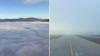 Video / Pilot pokazao kako izgleda slijetanje na Sarajevski aerodrom kroz maglu