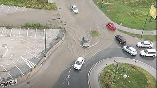 Nevrijeme u Sarajevu: Poplavljen kružni tok na Pofalićima